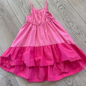 New Old Navy Hi Low Pink Tiered Dress